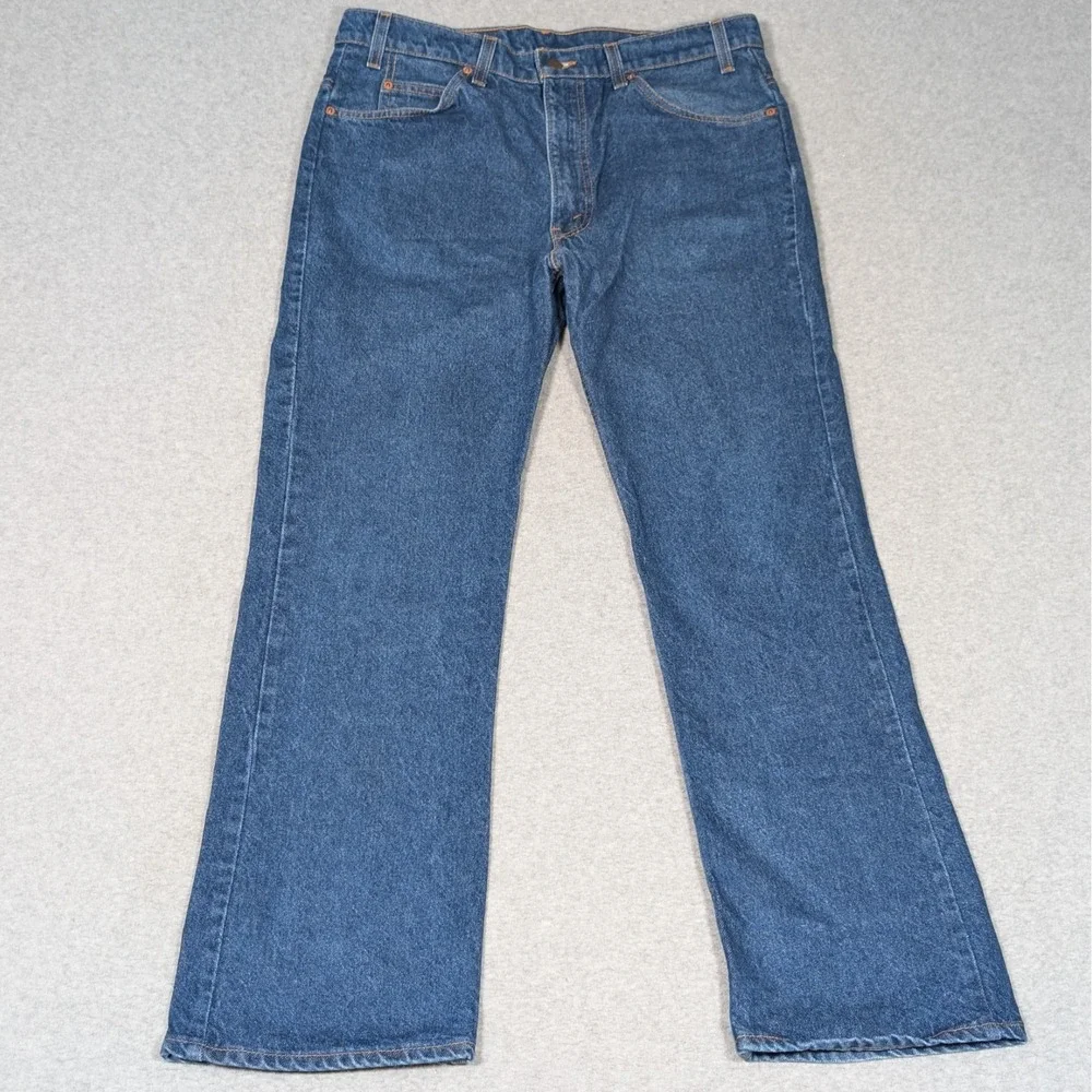 Vintage Levi's 517 Orange Tab Jean Mens 38x31 High Rise Straight Leg USA 90's
